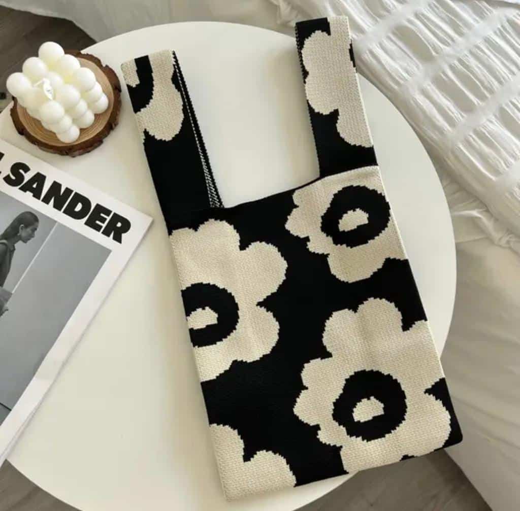 brinebuddy knitted bag knitting tote bag factory in China