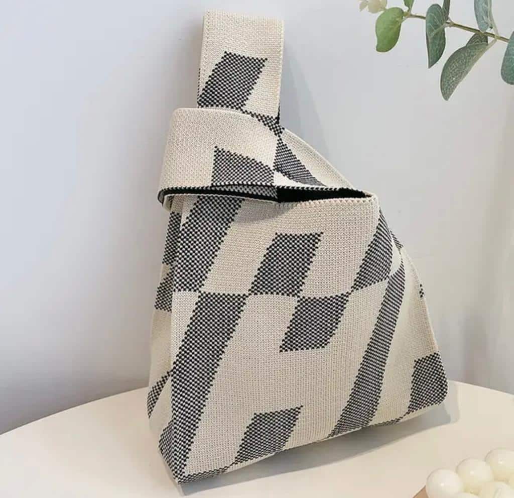 brinebuddy knitted bag knitting tote bag factory in China