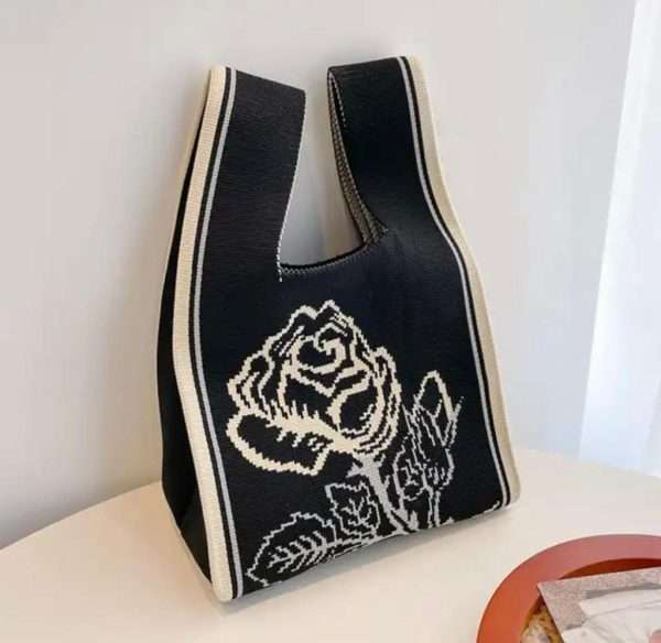 brinebuddy knitted bag knitting tote bag factory in China