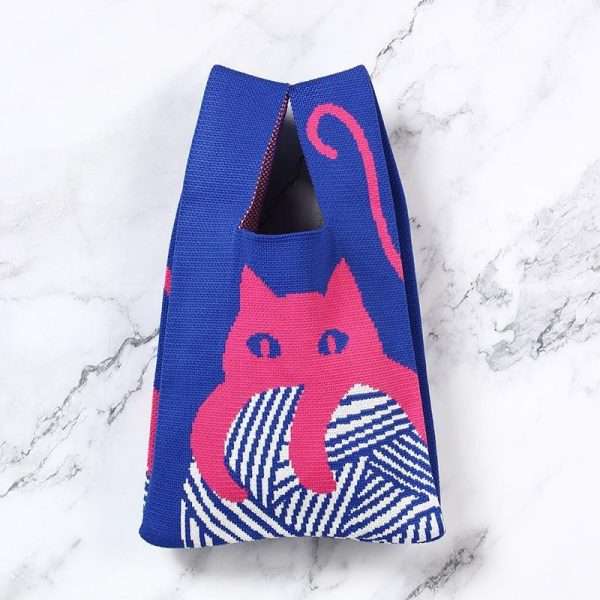 brinebuddy knitted bag knitting tote bag factory in China