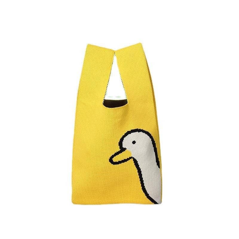 brinebuddy knitted bag knitting tote bag factory in China
